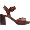 Clarks AmbyrLyn Ruby, Sandali con tacco Donna, British Tan Lea, 41 EU