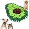 Xummi Tappeto da fiuto per cani, lavabile, giocattolo intelligente, pieghevole, antiscivolo, giocattolo intelligente, per animali domestici, cani, gatti, forma avocado