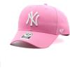 47 Brand MLB New York Yankees Kids cap B-RAC17CTP-RSA, Girl cap with a Visor, Pink, One Size EU