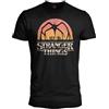 Sabor srl T Shirt Stranger Things - Mind Flayer Shadow. Maglietta Ufficiale Unisex. Maglia in Cotone. vestibilità Regular per Adulto Ragazzo XS