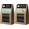 HANFANGLING Tè verde al gelsomino & Oolong all'uva, Foglie naturali sfuse, Una scelta per godersi la bella vita, Set regalo di tè (Tè verde al gelsomino + Oolong all'uva)