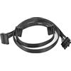 HSSDTECH Cavo di Alimentazione 5 Pin a 3 SATA per Cooler Master VSM750 VSM650 VSM550 (70cm)