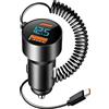 Tuwonwa Caricabatteria da Auto Ricarica Rapida 100W, Carica Batteria per Auto, Adattatore Accendisigari con USB C PD e USB A QC3.0, Caricatore Macchina Ricarica Rapida Universale per Smartphone,Tablet, GPS