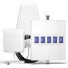 Linsinal Amplificatore Segnale Cellulare 5G 4G LTE 3G GSM Ripetitore Segnale Cellulare 5 bande 28/8/3/1/7 Migliora le chiamate e la connessione Internet a casa e in ufficio