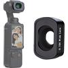 Haoge Pocket 3 - Obiettivo grandangolare magnetico 0,75X per obiettivo fotocamera DJI Osmo Pocket 3, FOV espanso di 108°, rivestimento antiriflesso su entrambi i lati