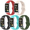 CHULN 5 Pezzis Silicone Cinturino Compatibile con Huawei Band 9/Huawei Band 8, Sportivo Impermeabile Regolabile Bracciale per Huawei Band 9/8. (No host)