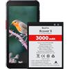 Beefix Batteria per Samsung Galaxy Xcover 5 (G525F), batteria di ricambio ad alta capacità da 3000 mAh per Galaxy Xcover 5 (EB-BG525BBE) con strumenti di riparazione professionali