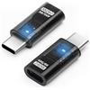 AIYEEN Adattatore Extender USB C, Cavo Dock Corto da 240 W Tipo C 8K a 60 Hz PD3.1, Thunderbolt QC da Maschio a Femmina e Trasferimento Dati a 40 Gbps per Dispositivi USB-C (Confezione da 2)