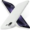 Bastmei Cover per iPhone 17e / iPhone 16e, Ultraleggero Ultrasottile Antiscivolo AntiGraffio Protezione della Telecamera, PC Rigido Smerigliato Cover per iPhone 17 E/ 16 E (Color cenere)