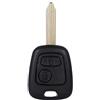 Yctze Portachiavi 2 pulsanti Portachiavi 2 pulsanti Remote Uncut Blank Blade Key Fob Shell Case per adatto per B8a342