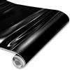 Spurtar Pellicola Vinile Nero Lucido Auto Moto 30,5 X 152 cm Adesiva
