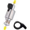 Penitue 2pz Kit Pompa Carburante Gasolio Compatibile con Modelli Airtronic D2 D4 12V/1KW-8KW e Tutti Riscaldatori Diesel Cinesi, Pompa Carburante di Ricambio a Basso Rumore con Staffa