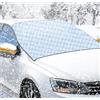 Esteopt Protezione solare per parabrezza auto, copertura per parabrezza anteriore, con 9 magneti, protezione dal gelo, protezione dal sole, protezione dai raggi UV, protezione invernale contro la neve