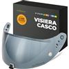 Everalo Visiera Compatibile con Scorpion Exo 520-1400 - 391 - R1 Air (Light Fume')