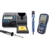 ersa Kit di assistenza elettronica: ERSA RDS 80 (80 W, 3 preset, standby/auto-off) + multimetro digitale True RMS CAT III 600 V/CAT II 1000 V + pompa dissaldante ESD in metallo - per riparazione e officina