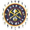 Iconic Puzzles - Denver Nuggets, Logo, Puzzle di Legno con licenza ufficiale NBA, 100% sostenibile, regalo per adulti e bambini, taglia L, 500 Pz