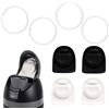 BOXOB 4pz Guarnizioni Anulari Borraccia & 4pzi Tappi Ricambio per Owala FreeSip 16/19/24/25/32/40oz, Senza BPA Guarnizioni a O-Ring Silicone & Tappi per Coperchio Accessori Borraccia (Colore 2)