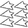 HERCHR Triangolo Biliardo, 6 PCS Set Rastrelliera per Palline Triangolo del Rack per Piscina Rastrelliera per Palle da Biliardo Triangolare per Posizionare la Stecca da Biliardo e Biliardo