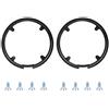 Huayue 2 Pezzi Paracatena per Bicicletta in Plastica, Protezione per Ruota della Catena per Copricatena per 42T 44T Mountain Bike/Bicicletta da Strada/Bicicletta Pieghevole- con 8 Viti