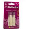 Ideco Srl Plakkontrol Interbrush Natural 0.5mm Scovolini 5 Pezzi