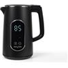 Salter Temp Rite Bollitore Elettrico da 1.7L- Display touch-screen LED, bollitore elettrico temperatura regolabile, Doppia Parete per Ritenzione del Calore, Funzione Mantenimento Caldo 2 Ore, 3000W