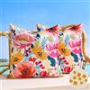 BonBotimen Federe Cuscini Divano 50x50 Estate Impermeabile per Esterni con Fiori Rosa, Copricuscino Quadrato Decorativi Primavera in Stile Rustico per Letto, Giardino, Balcone, Divano E Soggiorno, Set da 2