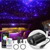 SUNKENET 6W Twinkle RGBW Fibra Ottica, 150pcs*0.75mm*2m Cielo Stellato LED Con APP Bluetooth/Remote/Controllo Musica, Fibra Ottica Cielo Stellato per Auto/Casa/Teatro