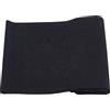 BENECREAT Tessuto A Costine in Fibra Elastica per Polsini, Tessuto in Maglia A Costine Nere per Polsini e Bordo in Vita, Bordo A Filetto, 60x20x0.2cm