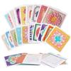 KOIROI 50 Card Deck Granny Square Kit, Granny Square Biglietti All'uncinetto, Mix e Match Design, Con Scritta e Foto, per Coperte All'Uncinetto Individuali, Toppe E Altro Ancora