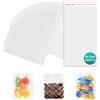 PDKKFF 200 Pezzi Bustine Trasparenti Adesive Sacchetti di Cellophane 8x13cm Sacchettini Piccoli Bustine Confetti forno Biscotti, Caramelle Gioielli, Saponi Biglietti e Forcine Matrimoni Pasqua Natale
