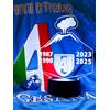 Shop and Solve FootballLED - Luce 3D dream luce notturna - lampada USB e batteria con telecomando, 7 colori e 5 modalità idea regalo per tifosi, per bambini e adulti tifosi (Vesuvio 4)