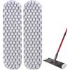 YANGYUQI 2 pezzi di ricambio per Vileda H2PrO, rivestimento in microfibra per Vileda H2PrO Flat Mop, per tutti i pavimenti duri, lavabile e riutilizzabile (rimuove lo sporco ostinato)