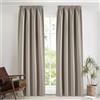 PONY DANCE Tenda Camera da Letto Oscurante Tende Termiche Isolanti Moderne con Fettuccia Metodi di Sospensione Multipli 2 Pezzi L140 x A245 cm Curtains per Salotto, Sabbia