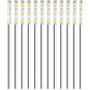 HUAZIZ 12 Pezzi 50mm Pre Cablato Striscia LED SMD, 2835 SMD, Modellismo LED, Luce Autoadesiva 12-18V, Bianco