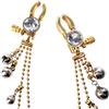 CHAMSIUC Morsetti per Capezzoli con Catena Giocattoli per Capezzoli Pinze Capezzolis Regolabili Clip con Campane Morsetti per Clitoride Stimolatori del Seno Donne e Uomini Massaggiatori al Seno, Argento