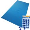 VOUNOT® Telo Copri Piscina Rettangolare 5x10m, Telone Impermeabile in PE 160g/m², Resistente agli UV, Doppio Strato con Occhielli in Alluminio, Copertura Protettiva per Piscina Fuori Terra, Blu Scuro