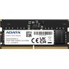 Adata Ram DDR5 SO-DIMM 8GB Adata 4800Mhz CL40 1.1V Nero [AD5S48008G-S]