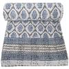 Marubhumi Trapunta Indiana Kantha Queen 228x274 Cm – Cotone Ricamato A Mano, Reversibile, Rosa Scuro
