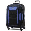 Travelpro Bold - Valigia trolley espandibile a quadri, 66 cm, leggera, robusta, Blu/nero, Checked-Medium 26-Inch, Bold - Bagaglio Espandibile Softside Con Ruote Spinner