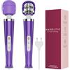 MARIELOVE Magic Wand massaggiatore - Massaggio ad alte prestazioni | 20 livelli | Forte vibrazione e testa flessibile in silicone | ideale per rilassamento muscolare, massaggio collo, schiena e corpo