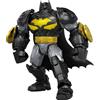 Mattel Mattel DC Premier Batman, action figure alta 16,5 cm, con armatura oversize, azione lanciaproiettili con dischi da battaglia, 8 luci e suoni, JMP84