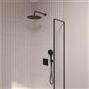 Ideal Standard Basento sistema doccia da incasso con termostatico, BE727XG#Set, Basento silk black [Rubinetteria Bagno > Sistemi Doccia da Incasso]