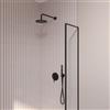 Ideal Standard Basento sistema doccia da incasso, miscelatore monocomando, BE730XG#Set, Basento silk black [Rubinetteria Bagno > Sistemi Doccia da Incasso]