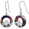 Midir&Etain Orecchini Koala Orecchini pendenti animali in argento sterling 925 Orecchini Koala in cristallo Orecchini Gioielli Koala Regali per donne Ragazze Fidanzate