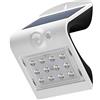 Goobay 45802 Applique LED ad Energia Solare con Sensore di Movimento, 1.5 W, Bianco