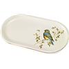 Avanti Linens - Vassoio decorativo, accessori da bagno ispirati alla natura, organizer per piano di lavoro per bagno o cucina (collezione uccelli dorati)