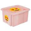 Keeeper Karolina Emoji Hearts Turn Around Stacking Box 24L With Lid