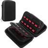 Yanmis Custodia per carte da gioco con 80 slot per interruttore, per Vita, custodia rigida in nylon EVA, organizer portatile da viaggio per cartucce, compatibile con porta carte da gioco per bambini e