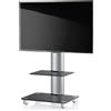 VCM Supporto TV con pavimento intermedio 32-70 pollici | VESA max. 600x400 | Supporto TV in alluminio | Supporto TV Dimensioni ca. H. 100 x W. 60 x D. x 44 cm | Supporto TV Tosal