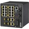 Cisco Industrial Ethernet serie 2000 - Switch - gestito - 16 x 10/100 + 2 x Combi Gigabit SFP + 2 x Fast Ethernet SFP - montabile su guida DIN